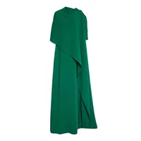 Yeezzi Women's Elegant Solid Color Church Dress 2025 New Spring Summer Cape Sleeves Asymmetric Party Evening Maxi Dresses - Image 6