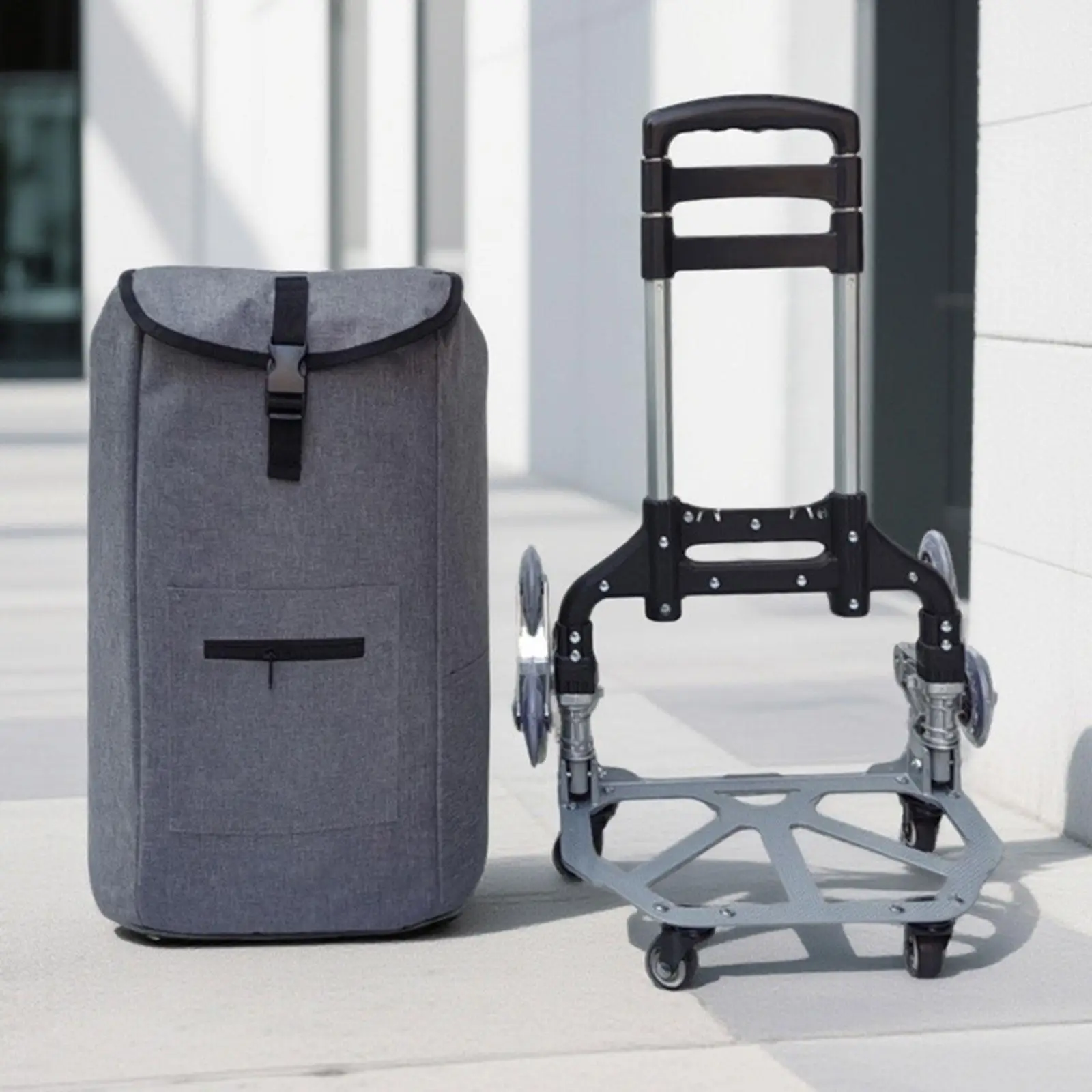 Replacement Bag for Grocery Cart, Reusable Foldable, Essential, Waterproof Trolley Bag Oxford Cloth for Grocery, Vegetables