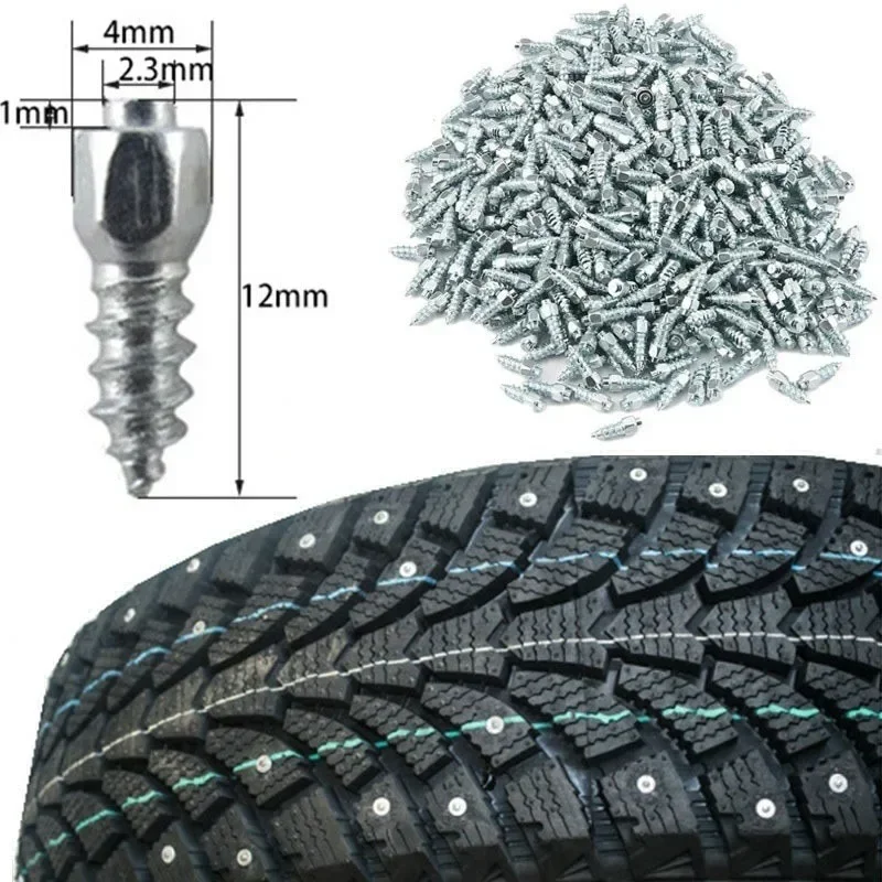 Alloy Anti-skid Studs Winter Car Motorcycle Truck Truck Off-road Vehicle Bicycle Universal Anti Ice Studs Snow Driving Special
