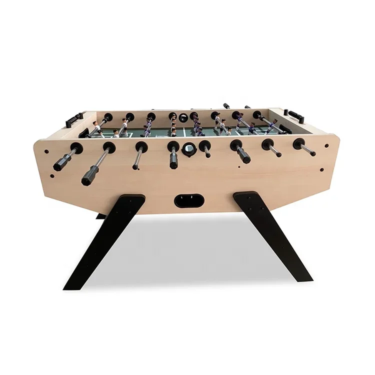 factory direct 55 inch sale foosball game table, soccer game machine, football table with wood finish