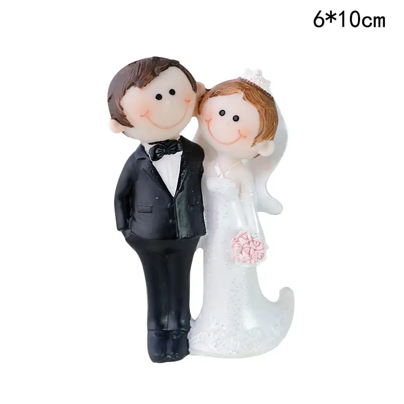 Funny Bride & Groom Cake Topper - Silver Glitter Mr & Mrs Sign For Wedding, Bridal Shower, Engagement - View #3