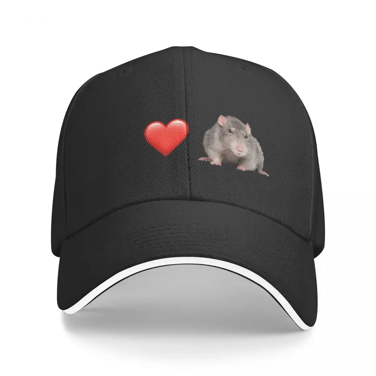

I love rats Baseball Cap hiking hat Luxury Brand Cosplay Girl'S Hats Men's