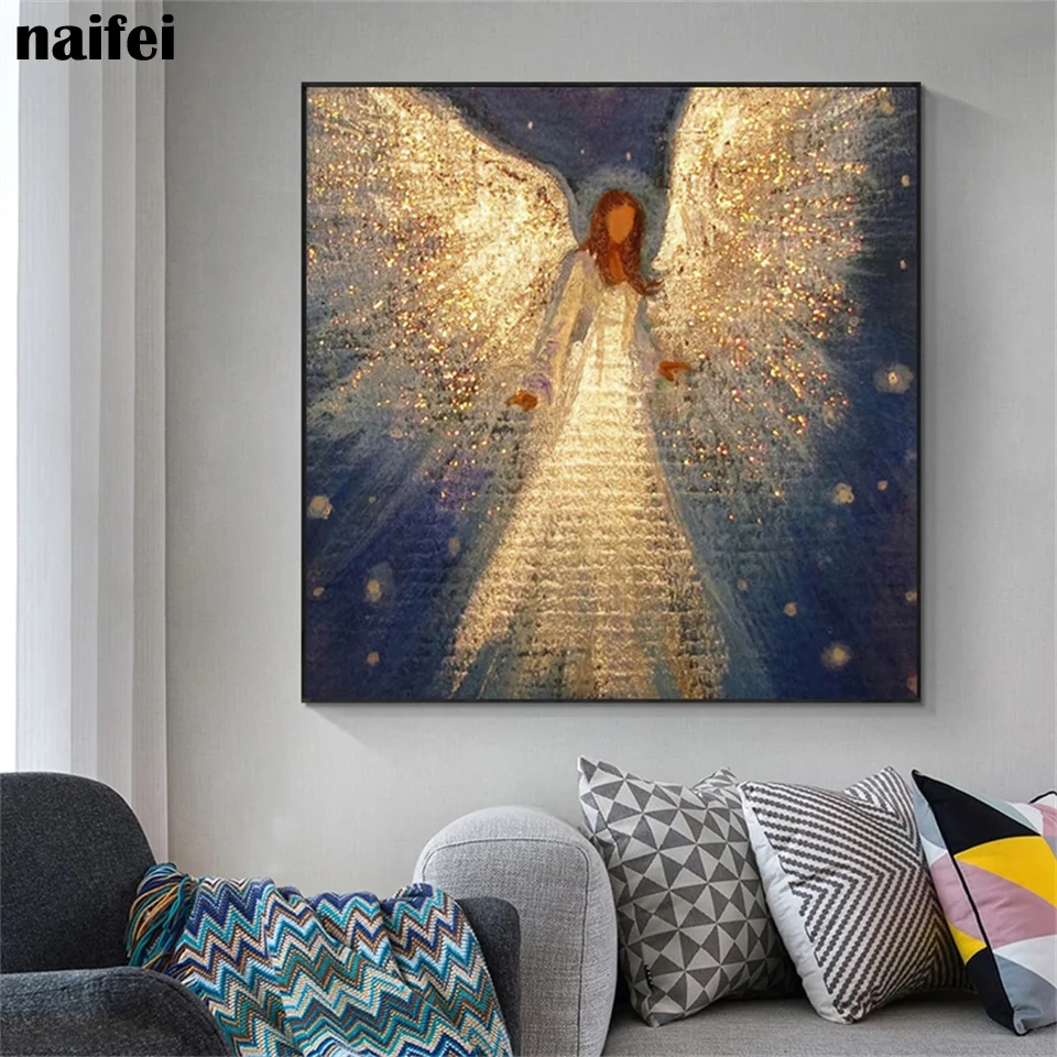 Abstract Angel Paintings, 5D Diamond Painting Kits