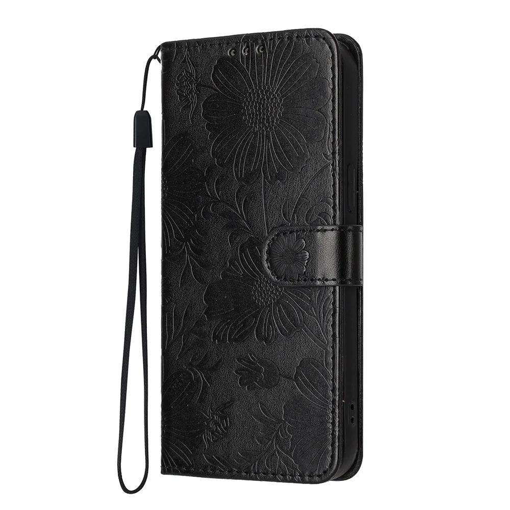Elegant Leather Wallet Phone Case with Card Storage
