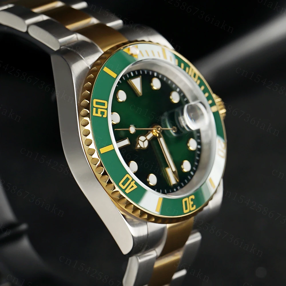 2022 Fashion New 40mm Men's Leisure Sports Sapphire Mirror Stainless Steel Material Waterproof Automatic Mechanical Watch