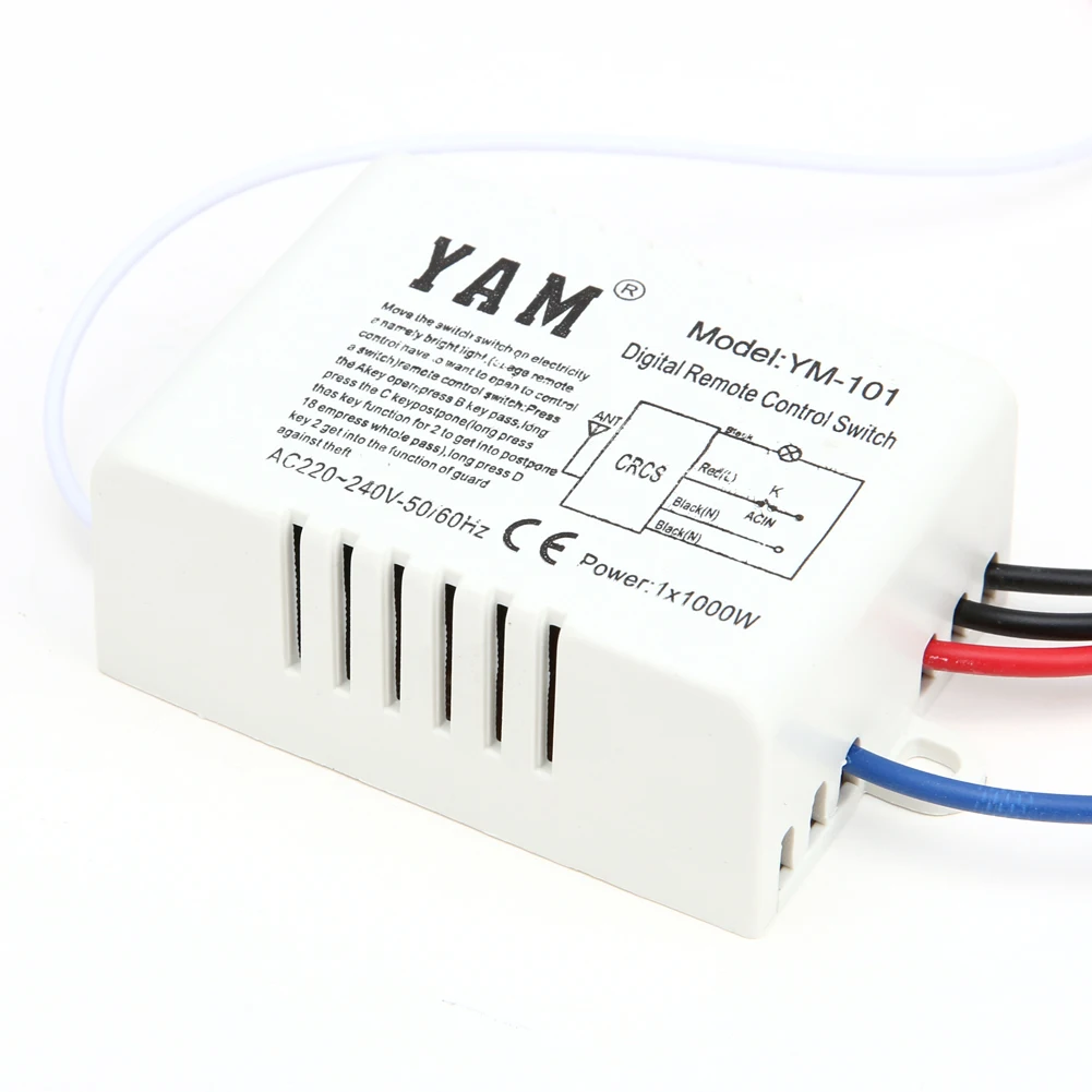 Advanced Wireless Remote Control Switch for Multi-Channel Lighting Systems (220V)