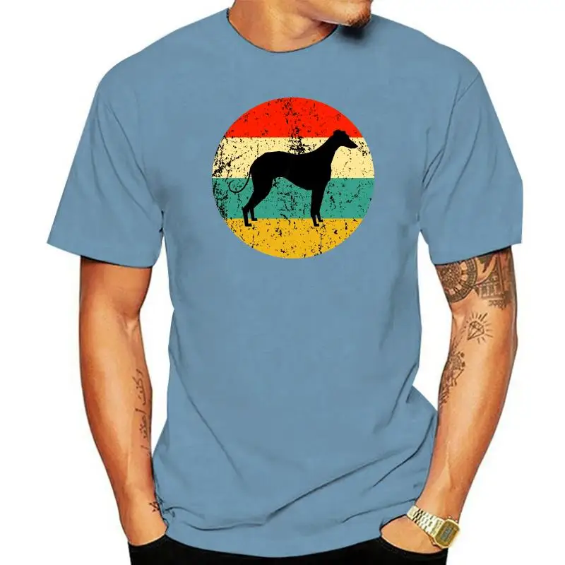 Maglietta Greyhound-Maglietta Da Uomo Vintage Retrò Greyhound-Maglietta Icona Cane Harajuku Top Maglietta Classica Alla Moda