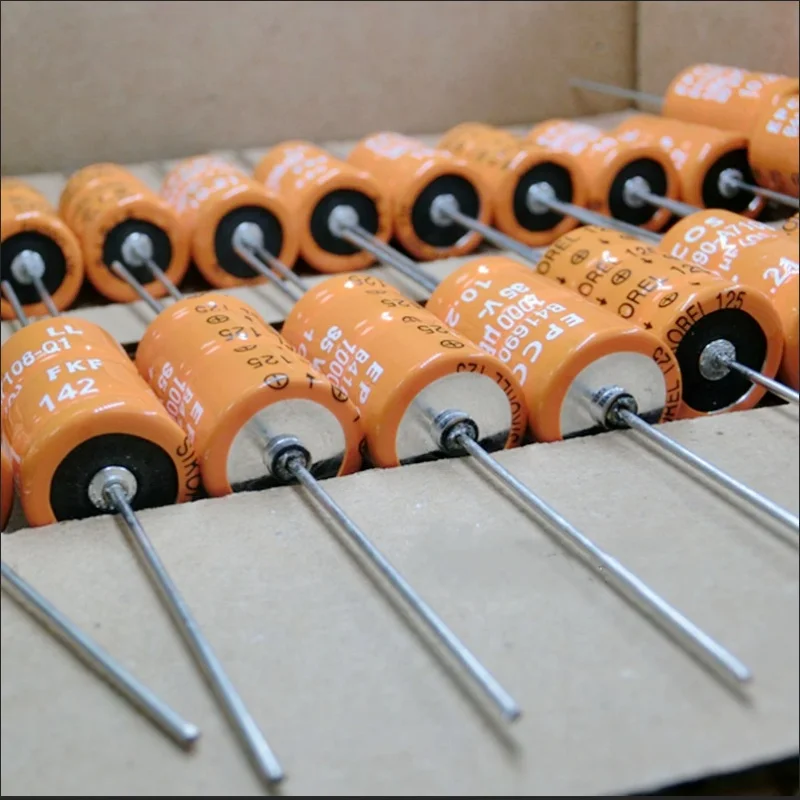 5PCS Germany EPCOS SIKOREL 125 B41684S7477T4 B41690A7108Q1 35V 470UF 1000UF Axial Audio Electrolytic Capacitor