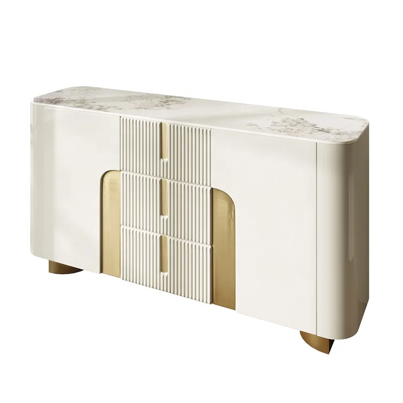 

Latest Modern Light Luxury Restaurant Furniture Buffet Storage Cabinet Hotel Apartment Hot Sale Pandora Sideboard