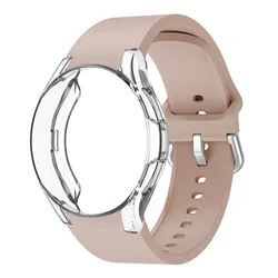 Premium Sports Bracelet with Protective Case - Watch 4 Classic 42mm (PinkS - Tr)
