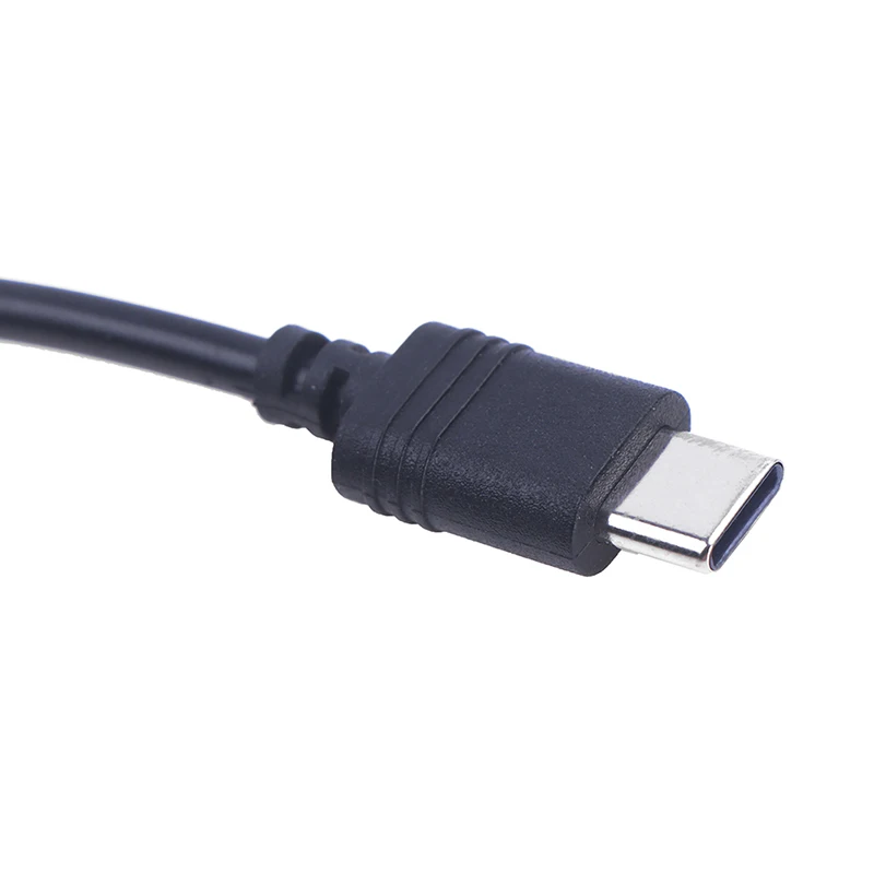 DC 타입-C 암 커넥터 - 5.5*2.1 암 커넥터 케이블 5521 전원 잭 어댑터 USB 타입 C 전원 공급 커넥터 변환기