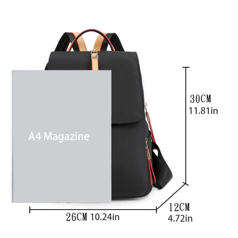 Ladies' handbag, travel backpack, minimalist style, suitable for different groups of people, versatile and easy to match