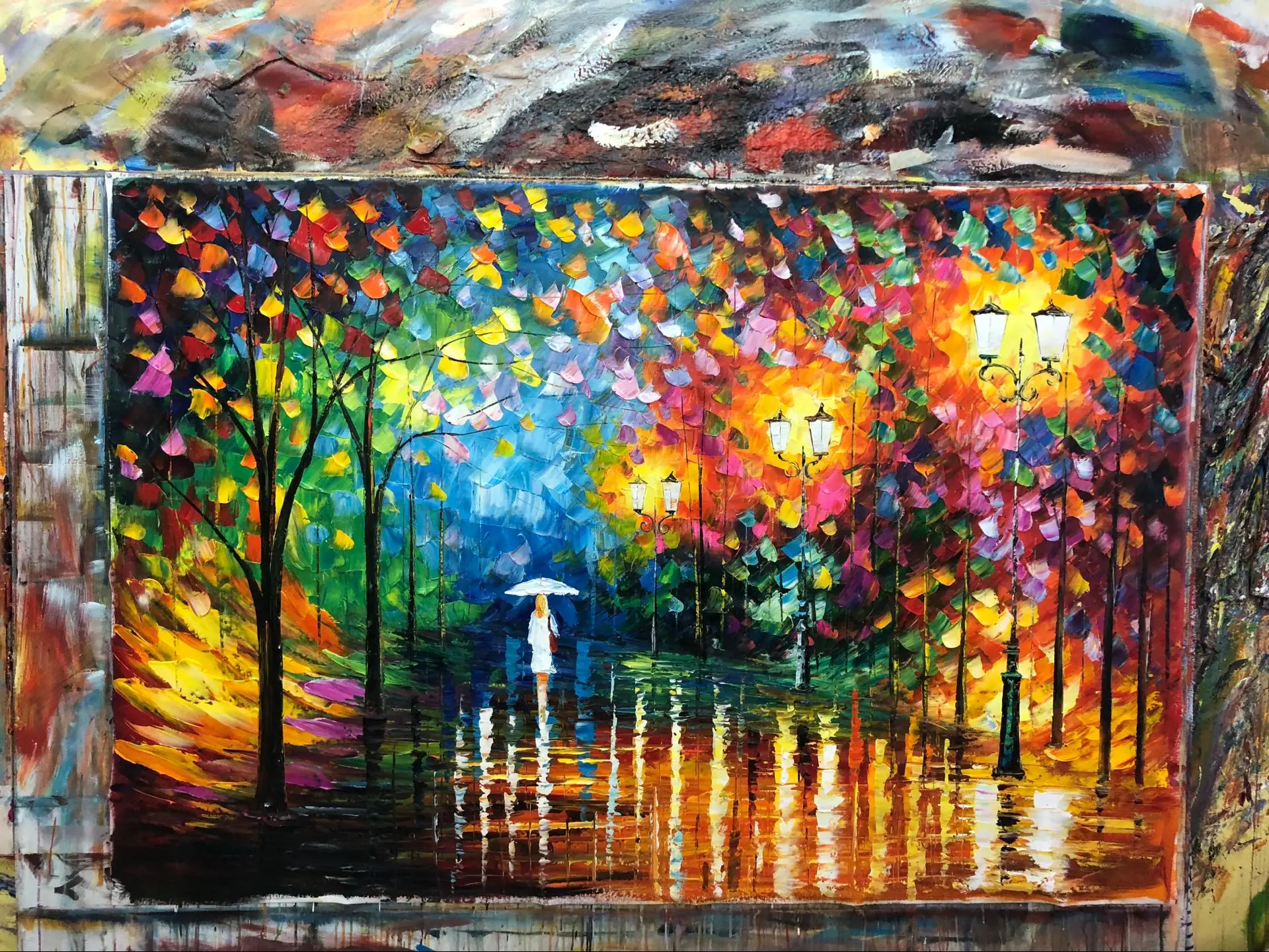 Libertà interiore. Acrilico dipinto a mano, tela rotonda, arte murale, arte moderna, stampa minimalista, arredamento per soggiorno, download digitale