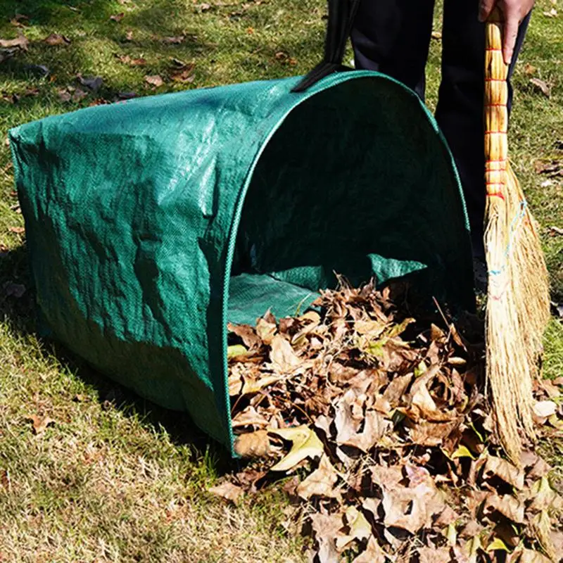 

Yard Waste Bags Large Capacity Garden Bag Reusable Leaf Sack Light Trash Can Waterproof Leaf Sack Storage Collection Container