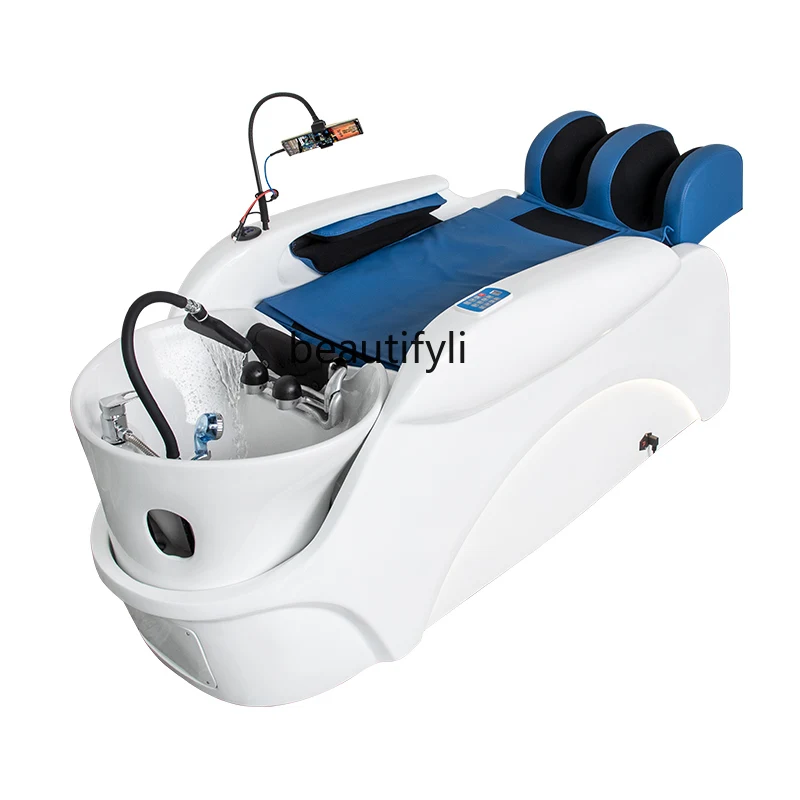 Hair Salon Intelligent Electric Massage Shampoo Bed Automatic Hair Shampoo Massage Integrated