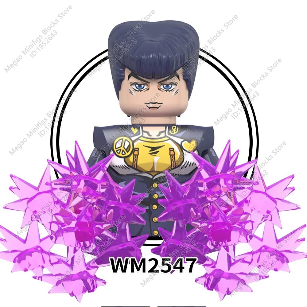 Building block toys WM6160 WM6161 JoJo Bizarre Adventure Bricks Kujo Jotaro Jolyne Cujoh Joseph Joestar Anime Action Figure