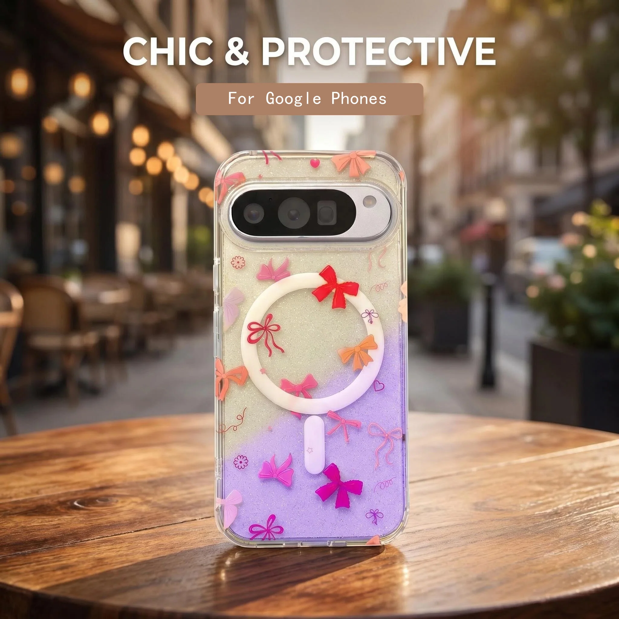 Transparent Blue Light Anti-Drop Airbag Phone Case