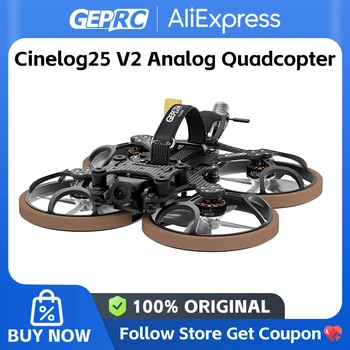 GEPRC Cinelog25 V2 Quadcopter analogico Drone FPV da 2,5 pollici con Caddx Ratel2 Integrare volo esterno per interni ultraleggero entro 250 g