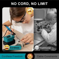 Cordless Electric Soldering Iron Station Tool For Makita 18V Battery Welding Machine Torch 60W PCB Repair Tool For Home Outdoor - Image 4
