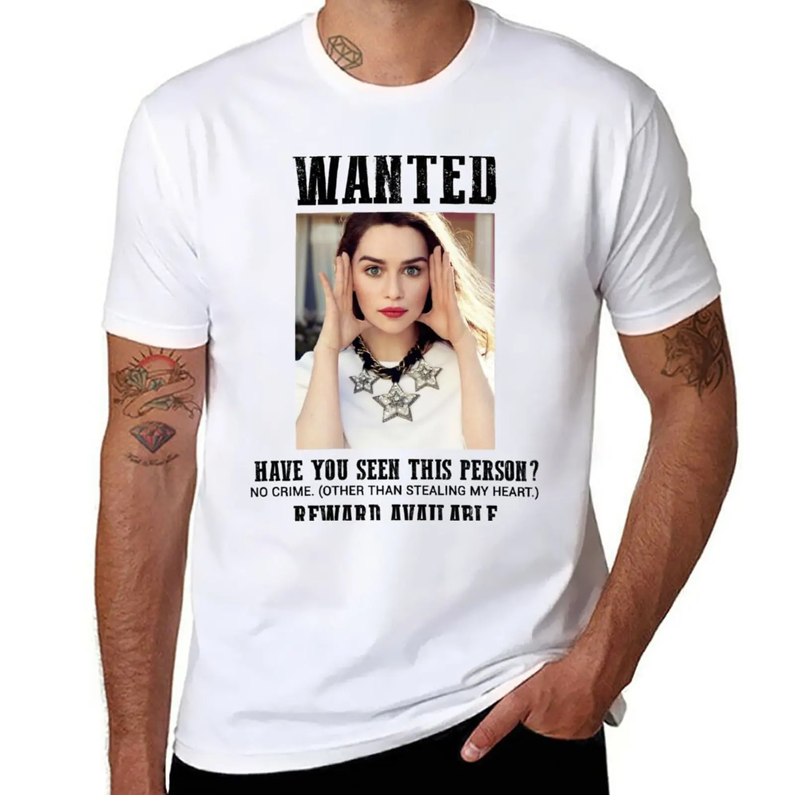 

New wanted: emilia clarke T-Shirt aesthetic clothes Oversized t-shirt quick-drying t-shirt tees t shirts men