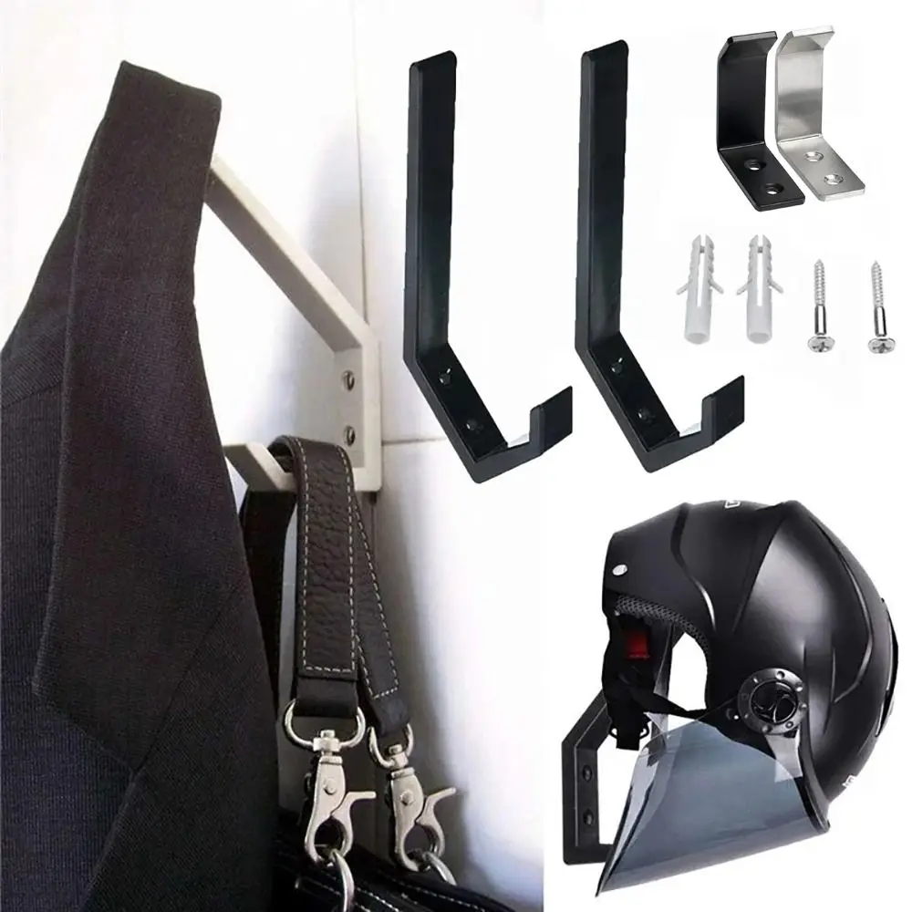 Stainless Steel Wall Mount Rack Helmet Holder