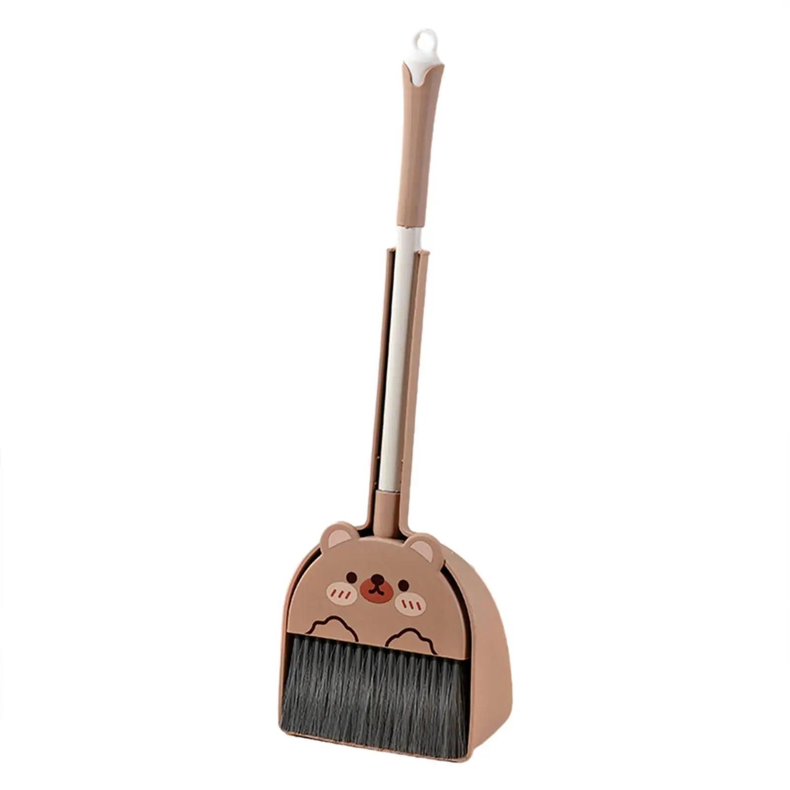 Small Broom and Dustpan Set Novelty Kids Cleaning Set for Age 3-6 Kids Girls