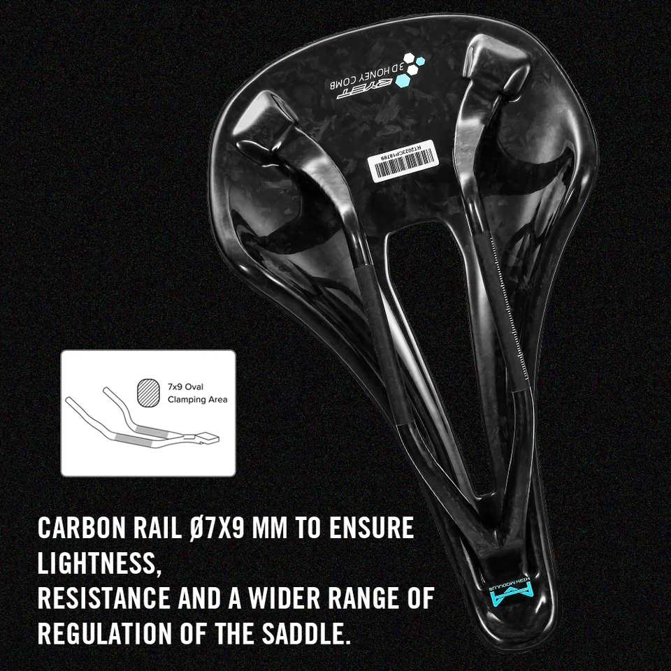 印刷されたRYET-3Dカーボンサドル,ロードバイク,マウンテンバイク