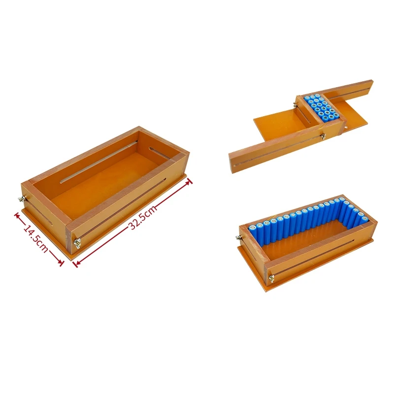 6x13 6x16 18650 Lithium Battery Adjustable Clamp Compatible For Spot Welding Machine Use With Or Without Roller Baseboard 2