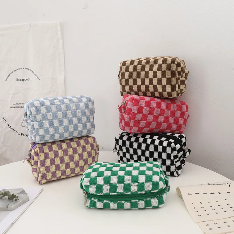 Cosmetic Bag Makeup Bag Portable Travel Makeup Case Cute Pencil Pouch Women Toiletry Bag for Girls Traveling 4