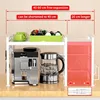 Extendable Microwave Oven Rack - Adjustable Kitchen counter shelf, 2 Tier Microwave Stand (L15.7~23.6" xW12.8 xH17.7) 5