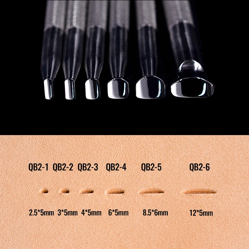 SOZO QB2 가죽 작업 스탬핑 도구, Eevelers 부드러운 셰리던 새들, 인쇄 조각, 304 스테인레스 스틸 스탬프