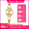 CURREN Luxury Hight Quality Quartz Watch Fashion Charming Rhinestones Stainless Steel Band Women's Wristwatches 1