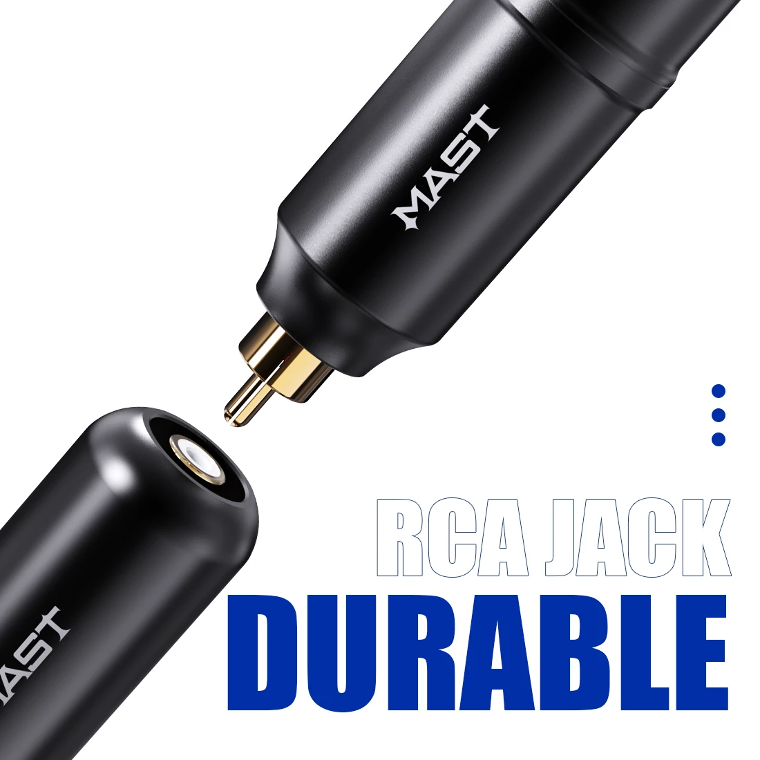 Tattoo Power Supply Tattoo Battery Pack Tattoo Cord Connector Mast Tattoo T2 Mini RCA Connector Wireless Rechargeable Permanent Fast Charge Battery Makeup Pen