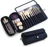 Professional Makeup  Womens Cosmetic Brush  Travel Organizer Makeup Brushes   Portable Black Beauty B Dressing table organizer 1