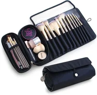 Professional Makeup  Womens Cosmetic Brush  Travel Organizer Makeup Brushes   Portable Black Beauty B Dressing table organizer 1
