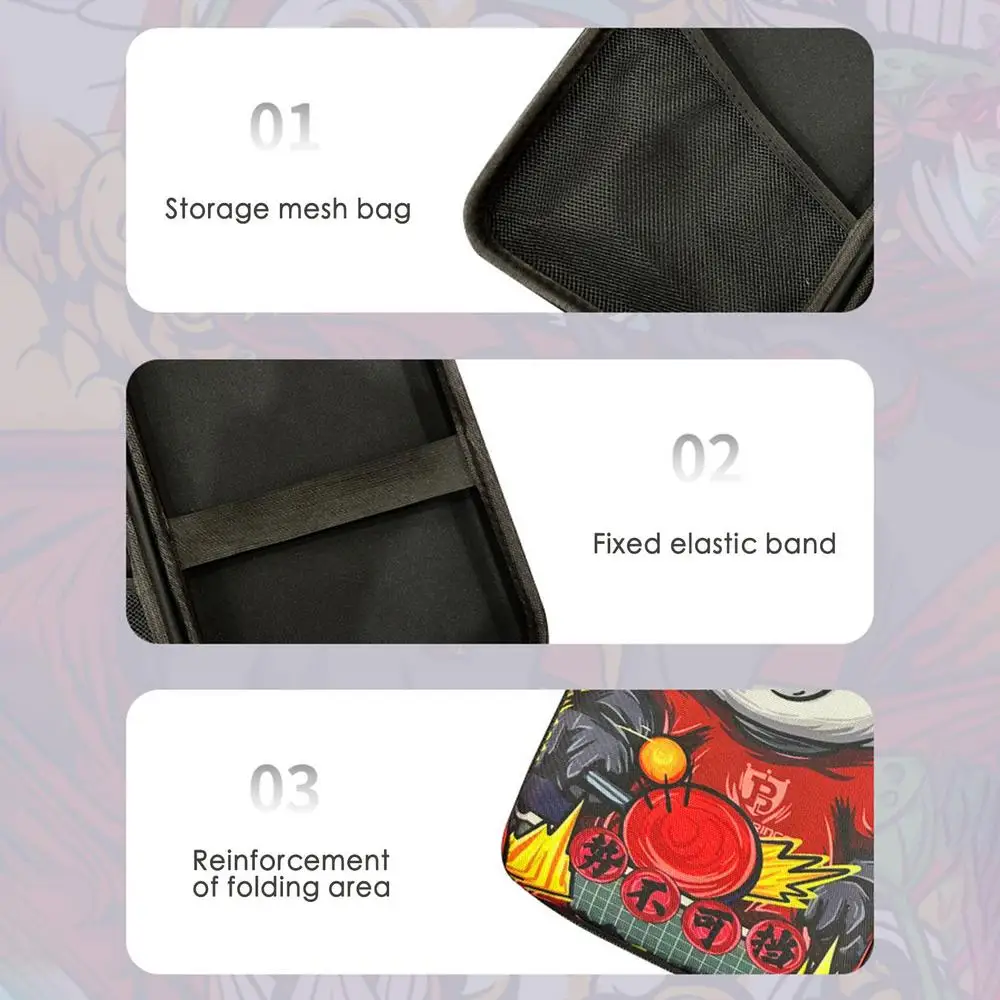 Description Picture 6 of itemNational Trend Table Tennis Racket Bat Bag Ping Pong Rackets Case For Blade Paddle Balls Storage