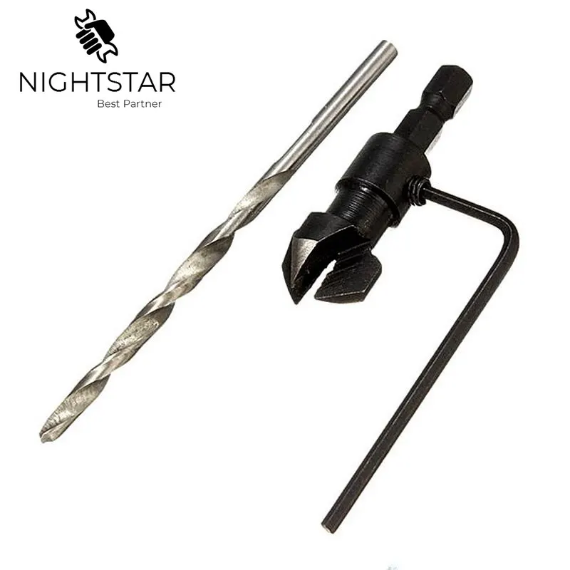 4pcs HSS Countersink Drill Bit Set Quick Change Hex Shank Scre Np 4pcs HSS Countersink Drill Bit Set Quick Change Hex Shank Scre Np