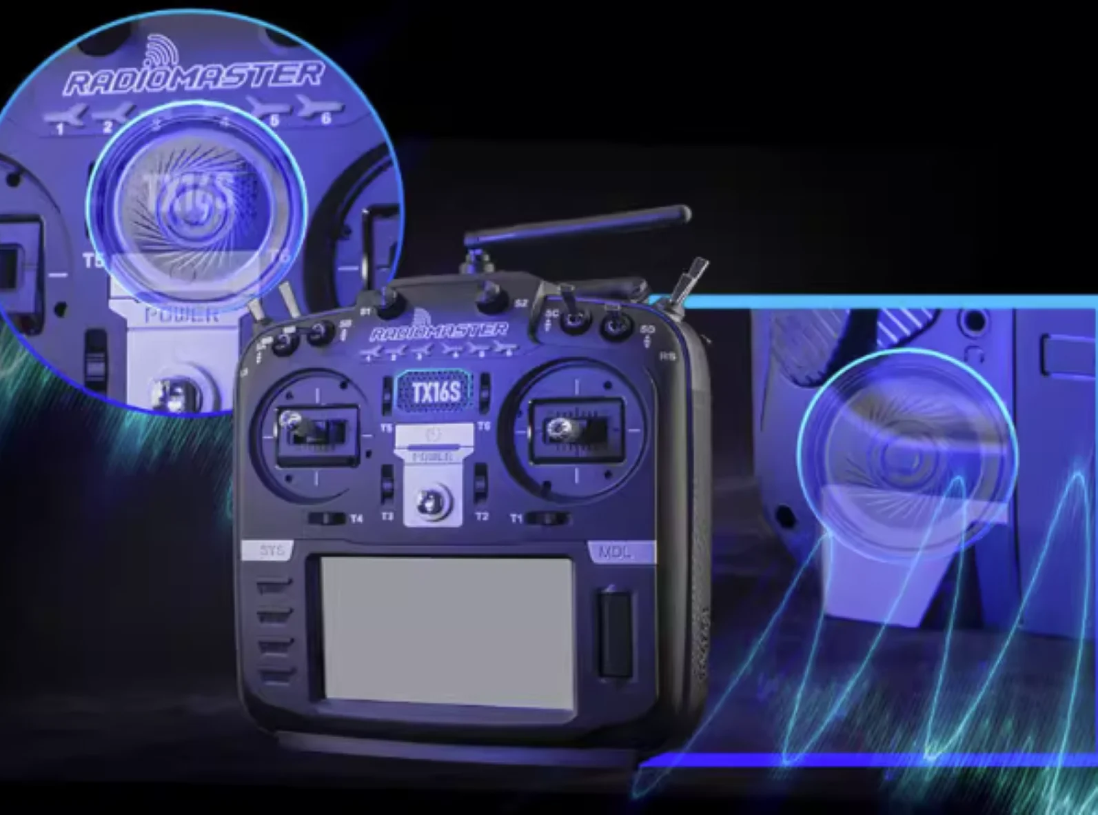 RadioMaster TX16S Mark II ELRS M2 – Radio FPV Hall Gimbal EdgeTX