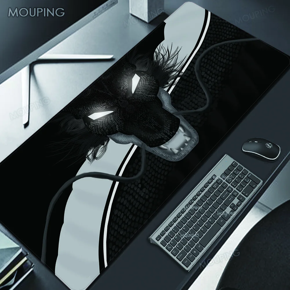 Dragon Black And White Mouse Pad Gamer Keyboard Anime Mousepad Company