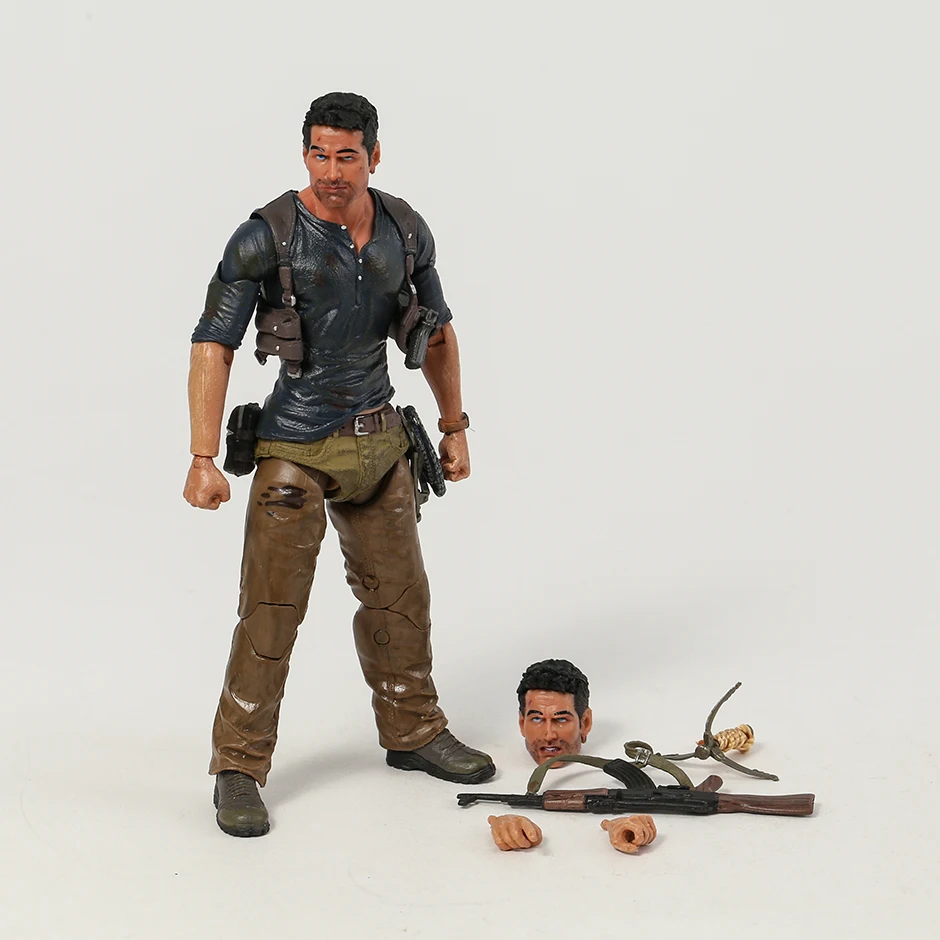 

Коллекция экшн-фигурок NECA Uncharted 4, с концом кражи, Нейтан Дрейк, 7 дюймов