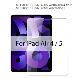 Premium Tempered Glass Screen Protector - HD Clarity, Anti - Scratch, 2 - Pack (For Air 4 5)