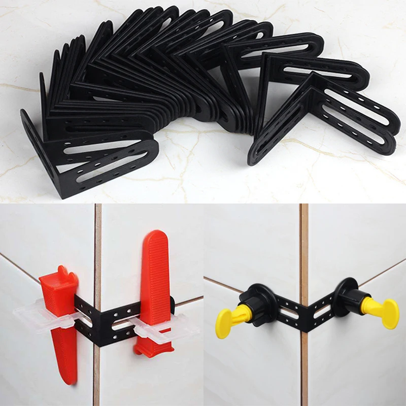 25-100Pcs-Tile-Leveling-System-Clips-Male-Angle-For-Floor-Wall-Tile ...