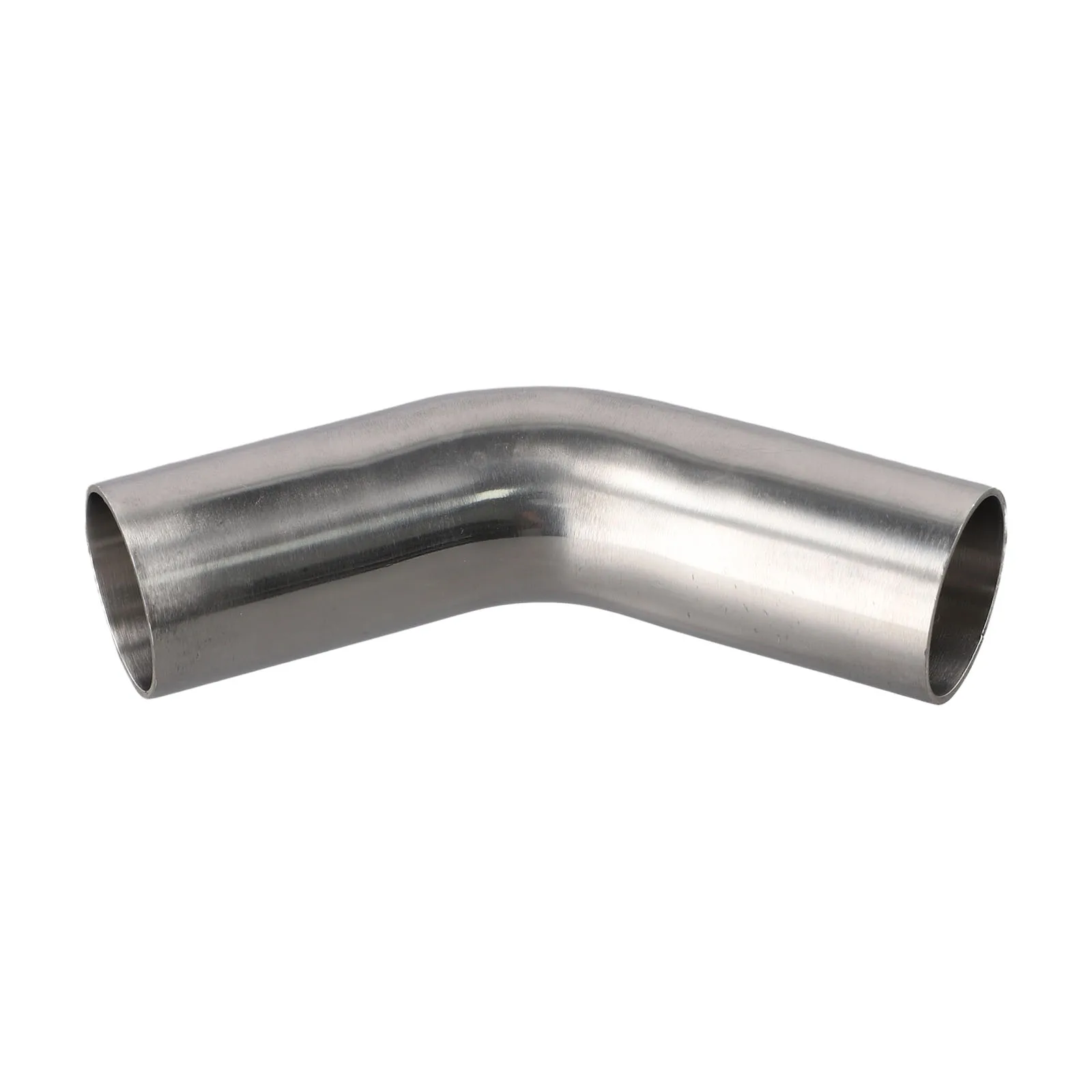 Elbow 45° Degree Bend Exhaust Pipe Versatile Stainless Steel Polished 19-51mm Automotive Exhaust Pipe Connection Fittings