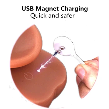 Soft Realistic Dildo Vibrator Electric Heating Vibrating Big Huge Penis G Spot Sex Toys for Women USB Rechargeable Wireless Dick 6