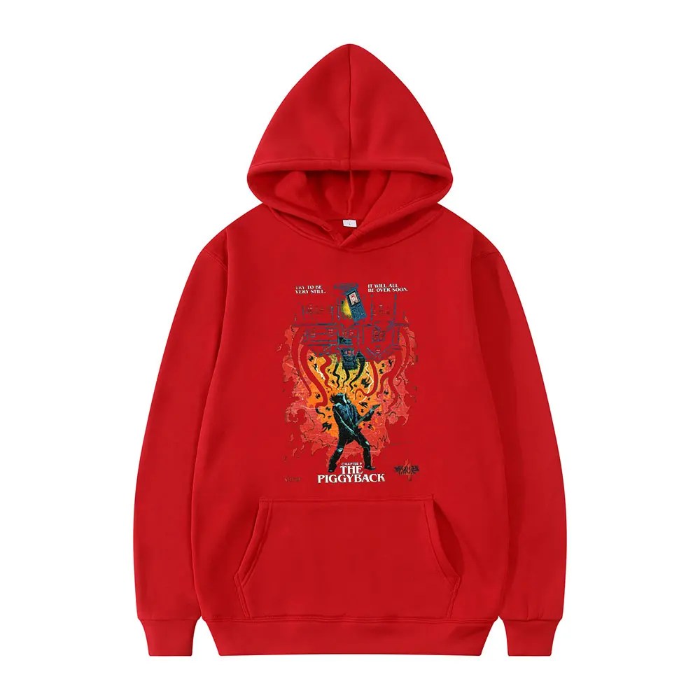 thumbnail image 1 of Chándal de diseño Simple para hombre, sudadera holgada con capucha de gran tamaño, Jersey estampado, ropa de calle Punk Harajuku, 1 of 5