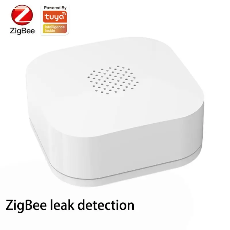 

Tuya Zigbee Water Leak Sensor Flood Alarm Detector Security Protection APP Remote Monitoring Smart Home Works With Smart Life