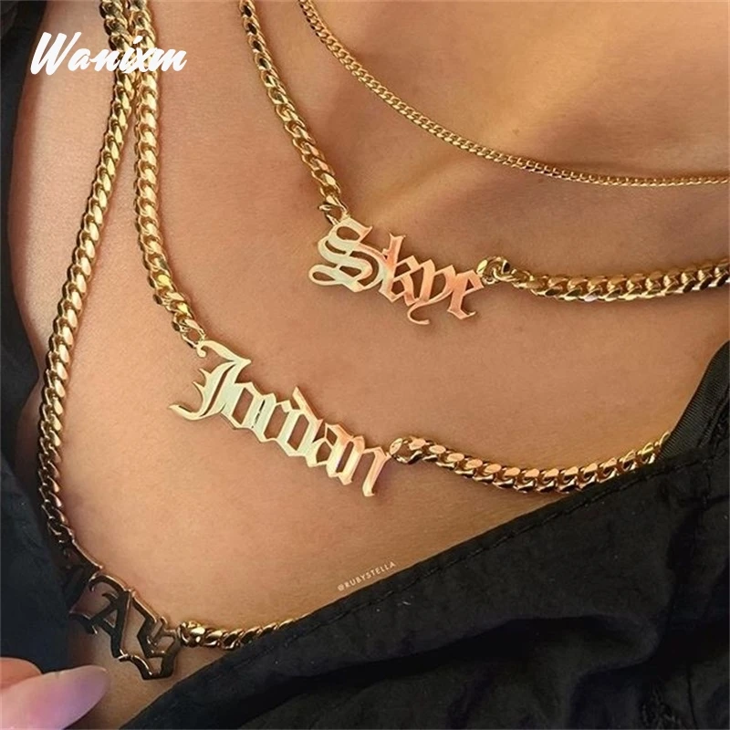 Stainless Steel Custom Name Necklaces 