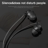 Sleep Earphone In-Ear Headset Noise Cancelling Sleeping Headphone HiFi 3.5mm Wired Headphones Mobile Phone MP3 Sleeping Earphone 2
