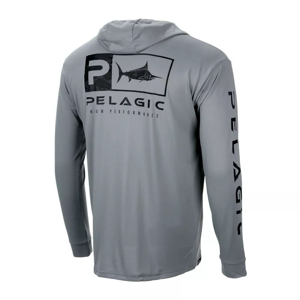 

Pelagic Fishing Clothing Mens Crewneck Shirt - Print Camisa De Pesca Fishing Long Sleeve Uv Protection Shirt Solarvent Hoody Pro