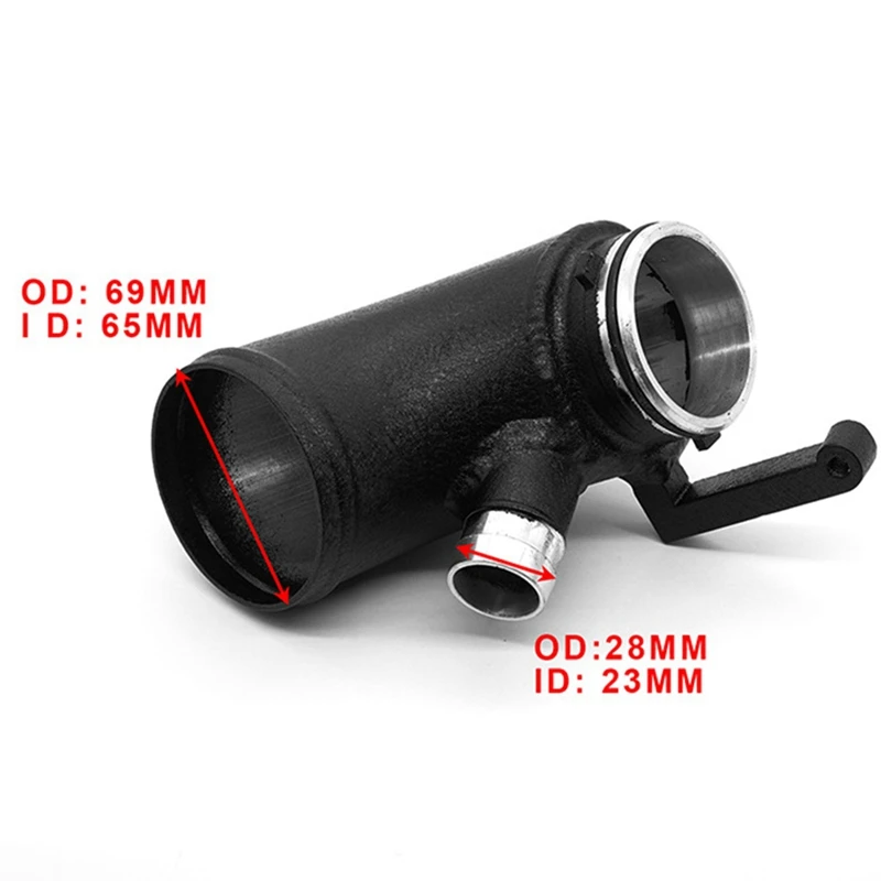 Car Highflow Inlet Turbo Elbow Pipe Turbocharger Intake Tube For Golf MK7- A3 Skoda EA888 Gen3 1.8T 2.0T RP-A007-BK